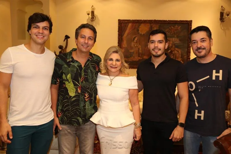 Valter Costa Lima, Rodrigo Jereissati, Rosângela Souza, Samuel Barreto e Samuel Machado