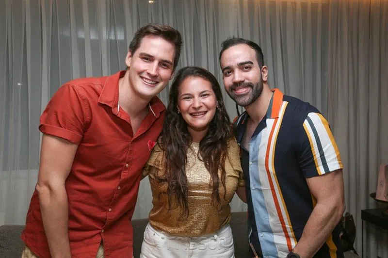 Igor Dias, Aline Braid e Thiago Mello