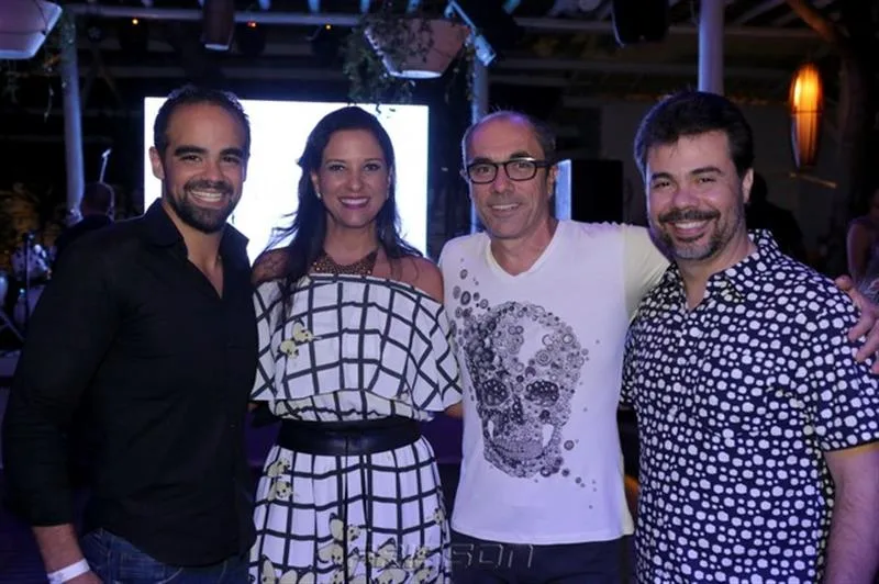 Tavinho Brígido, Lidia Oliveira, Beto Santos e Duda Brígido
