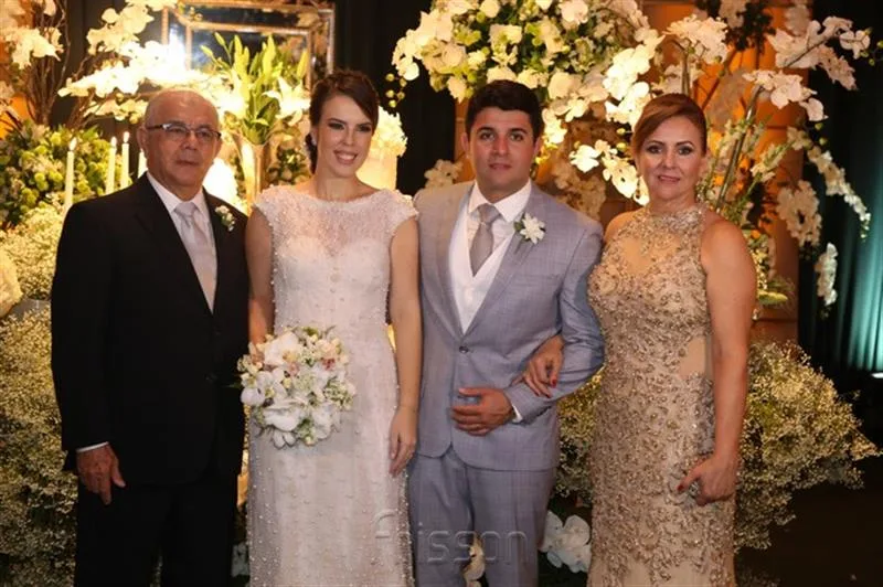 Antônio Bernardo, Eveline Mota, Felipe e Lucileia Bernardo