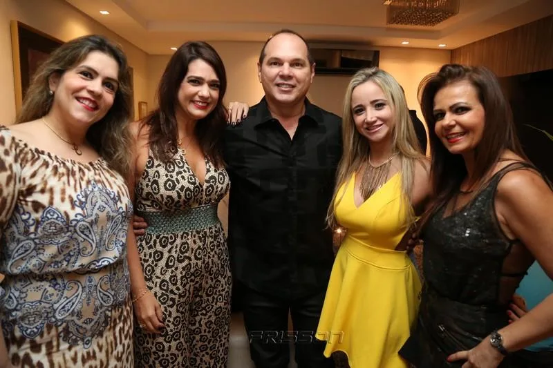 Aline Girão, Fabiana Hissa, Freitas Junior, Izara Parente e Cláudia Bezerra