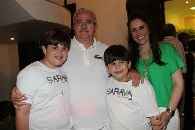 Alexandre e Luis Eduardo, Alcimor e Fabíola Rocha