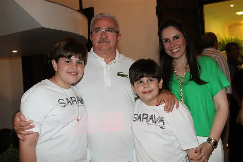 Alexandre e Luis Eduardo, Alcimor e Fabíola Rocha