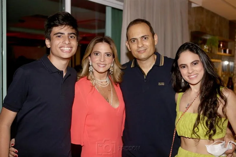 Alexandre, Michelle Aragão, Osny Coelho e Bianca Aragão