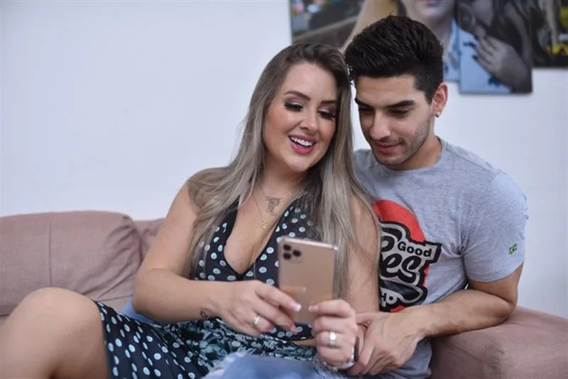 Patrícia Leitte e Yago Lanes