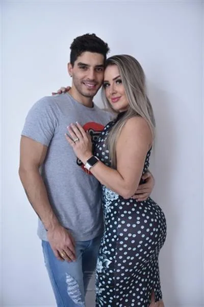 Patrícia Leitte e Yago Lanes