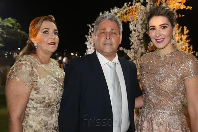 Angela, Milton e Mirna Studart