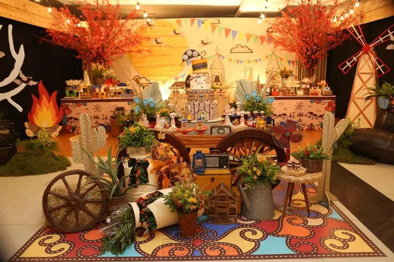 Festa Arraiá do Dieguinho, filho de Rhanna e Diego Pereira