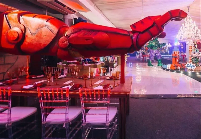Festa Avengers para João Kennedy e Pedro Arthur, filhos de Manu e Ítalo Feitosa