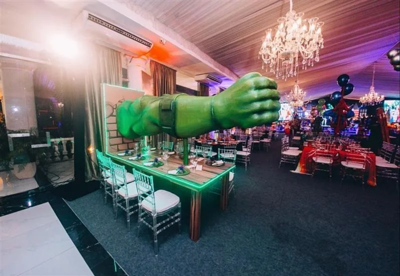 Festa Avengers para João Kennedy e Pedro Arthur, filhos de Manu e Ítalo Feitosa
