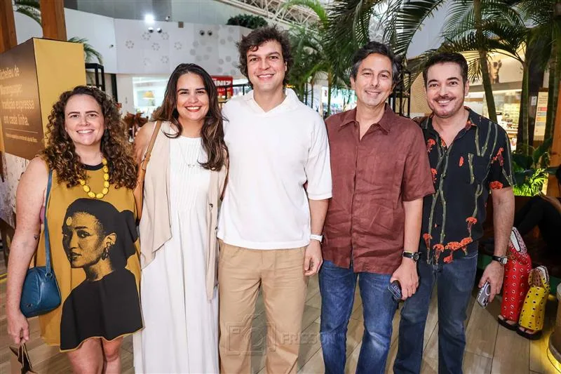 Amanda Câmara, Paola Lins, Valter Costa Lima, Rodrigo Jereissati e Samuel Machado