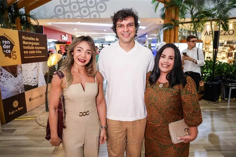 Danielle Coimbra, Valter Costa Lima e Priscila Medeiros