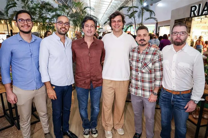 Felipe Sales, Igor Brito, Rodrigo Jereissati, Valter Costa Lima, Miguel Filho e César Lima