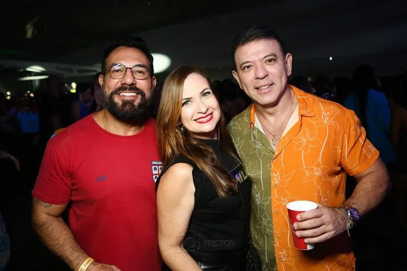 Adam Vieira, Briane Castro e Alan Carvalho