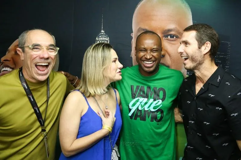 Beto Santos, Gaída Dias, Thiaguinho e Flávio Furtado
