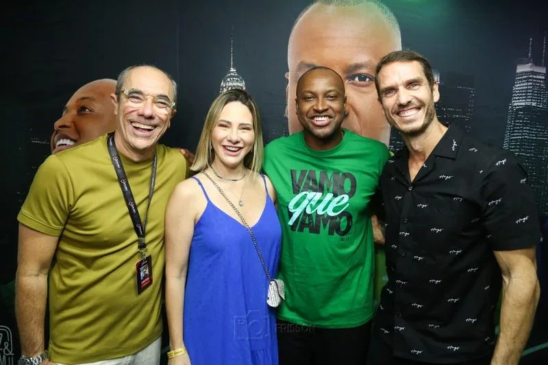 Beto Santos, Gaída Dias, Thiaguinho e Flávio Furtado