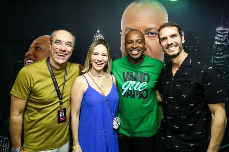 Beto Santos, Gaída Dias, Thiaguinho e Flávio Furtado
