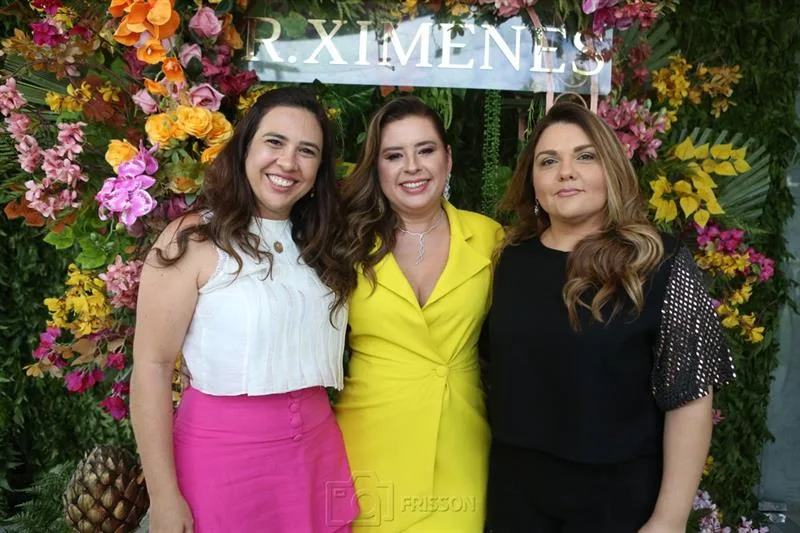 Alaide Pontes, Camila Ximenes e Elaine Oliveira