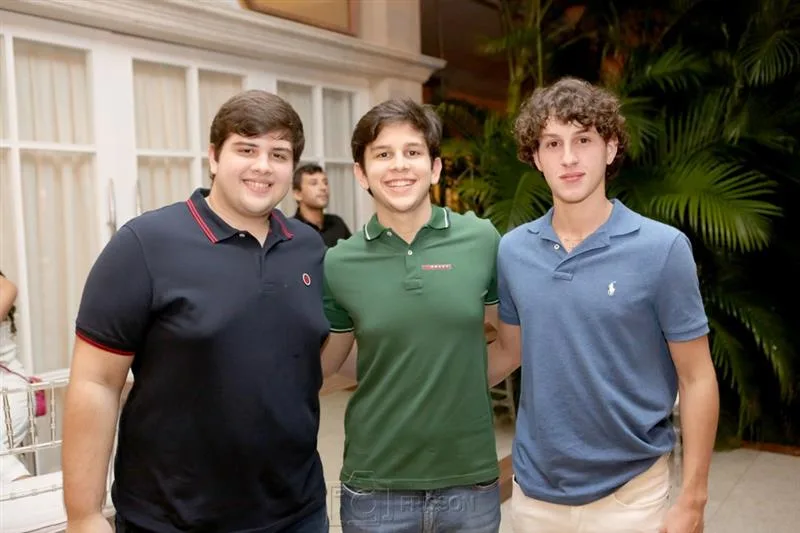 Alexandre, Luis Eduardo e Matheus Cals