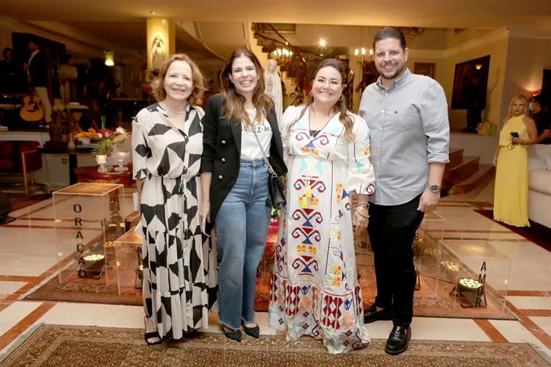 Ângela Cunha, Carol Bezerra, Mayara e Homero Silva