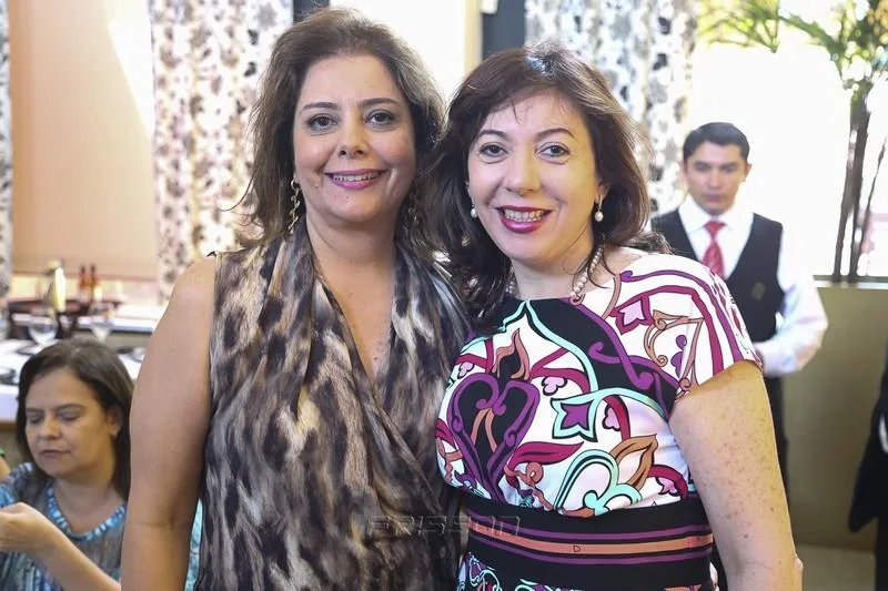 Cláudia Gradvohl e Gina Pompeu