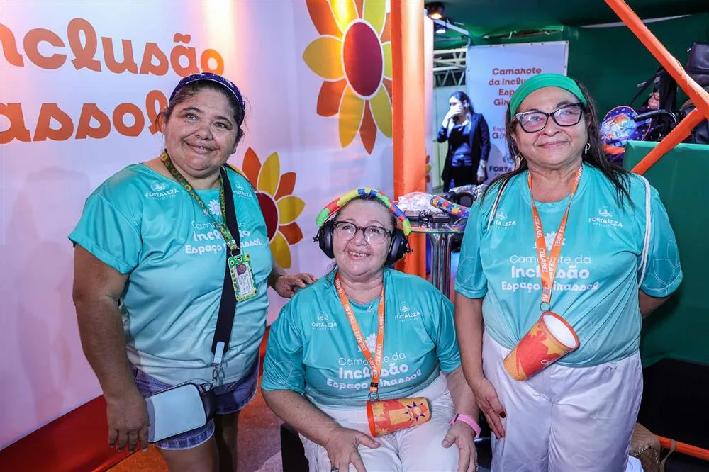 Aparecida do Nascimento, Cicera Silva e Joana Darque