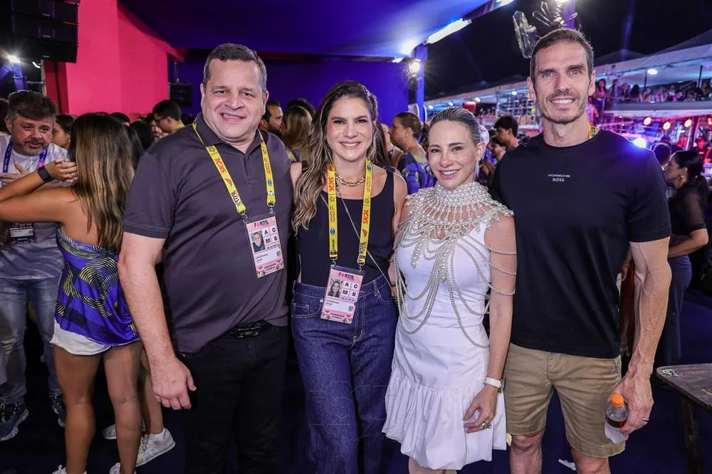 Augusto, Luciana Borges, Gaída e Flavio Furtado