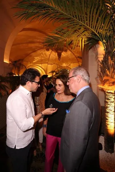 Carlos Jereissati, Georgina e Ricardo Tavares