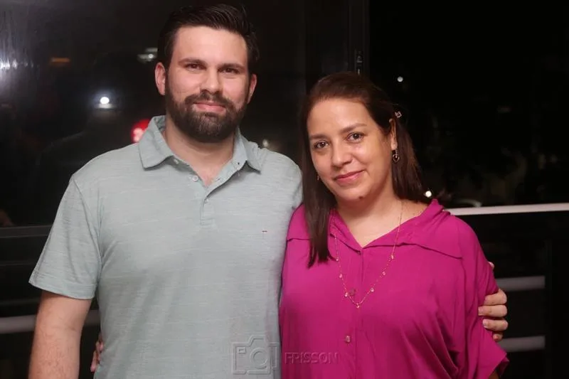 Emanuel Rangel e Michelle Sobral