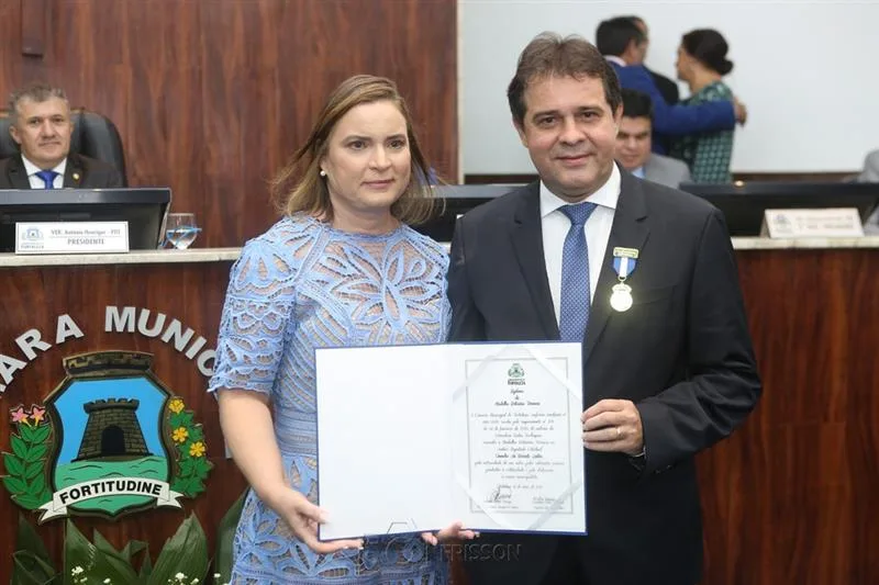 Cristiane e Evandro Leitão