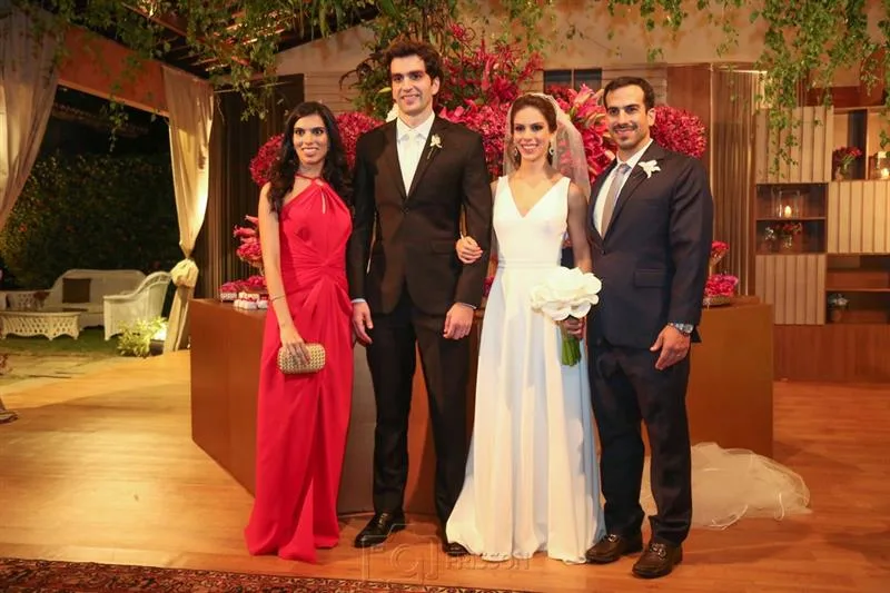 Alessandra Rolim, Raphael Diogo, Manuela e Sérgio Rolim