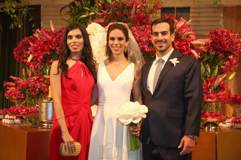 Alessandra, Manuela e Sérgio Rolim