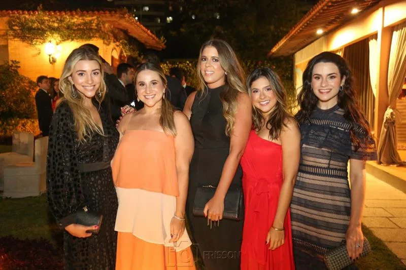 Amanda Diniz, Roberta Fernandes, Germana Frota, Gabriela Assunção e Mariana Fiúza