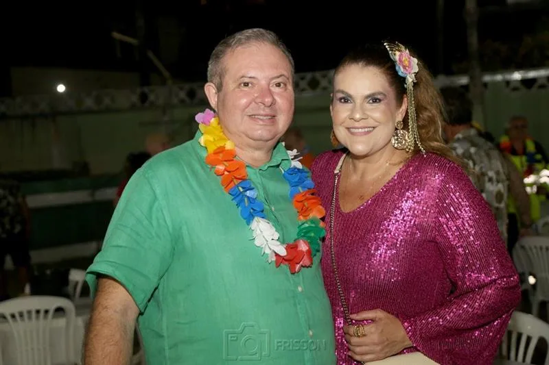 Carlos Henrique Tomé e Kika Gurgel