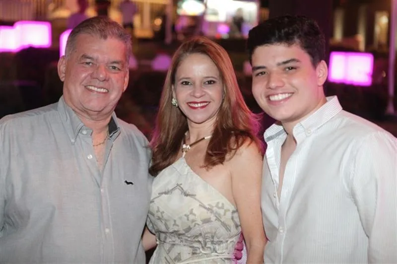 Carlos, Claudiana e Carlos Henrique Joaçaba