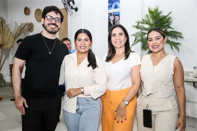 Alisson Barros, Samantha Fiúza, Cristina Lima e Sandra Freitas