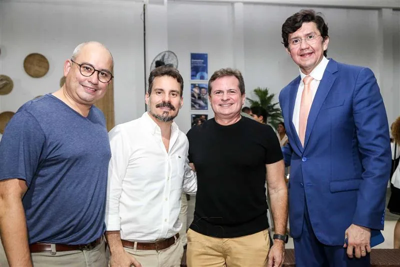 André Linheiro, Miguel Filho, Marcos André Borges e Edson Santana