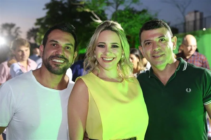 Adan Vieira, Gaida Dias e Alan Carvalho