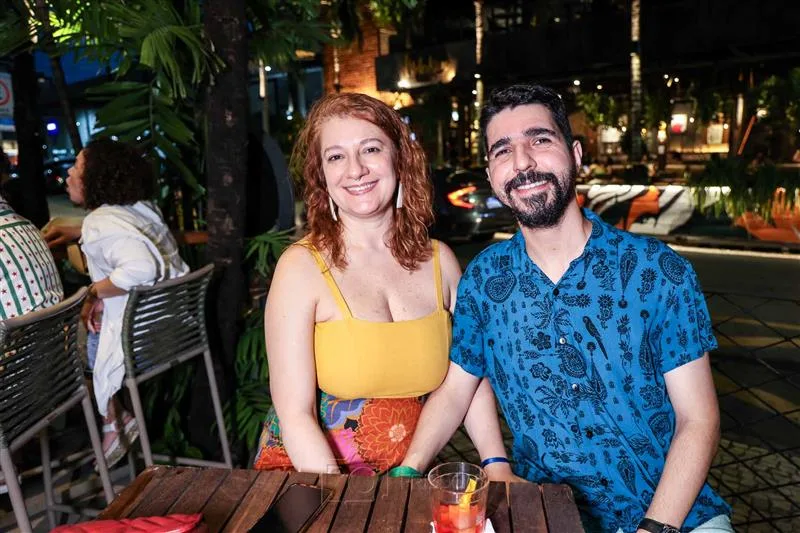 Claudia Veras e Alberto Barros