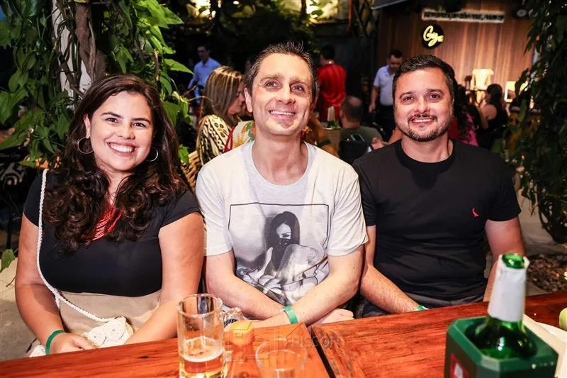 Fatima Holanda, André Machado e Felipe Salvane