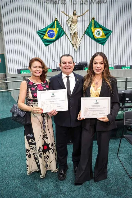 Fatima, Walker Santiago e Roberta Fontelles