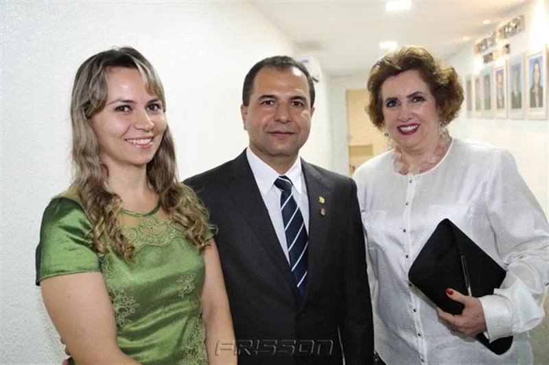 Cláudia, Fábio Braga e Lêda Maria
