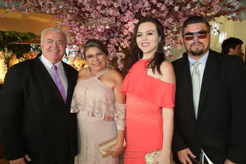 Agamenon, Sandra, Livia e Diego Sampaio