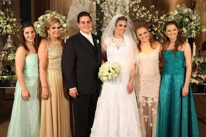 Ana Carolina, Ana Luiza, Thiago Barreira, Tatiana, Valeria e Marina Frota