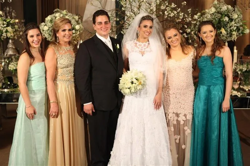 Ana Carolina, Ana Luiza, Thiago Barreira, Tatiana, Valeria e Marina Frota