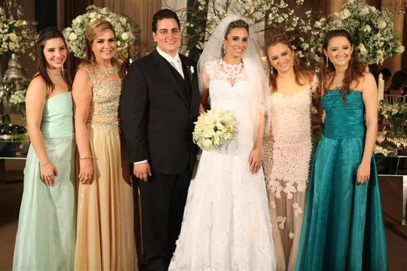 Ana Carolina, Ana Luiza, Thiago Barreira, Tatiana, Valeria e Marina Frota