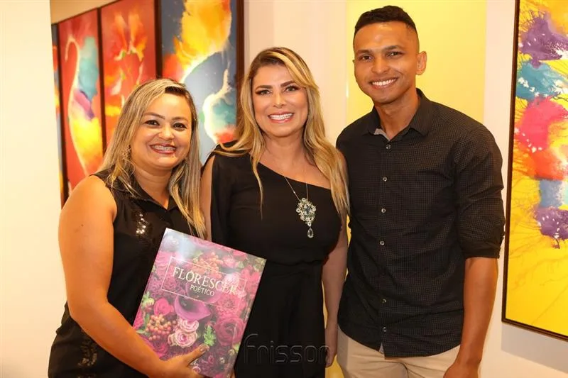 Alana Castro, Cris Cavalcante e Fabiano Diogo