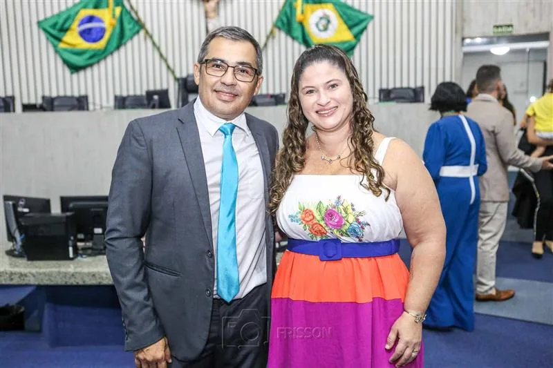Albino Luciano e Mariana Cavalcante