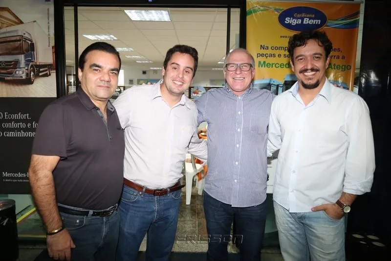 Edmar Feitosa, Lucas Rolim, Ronaldo Fontolan e Jaclin Vieira