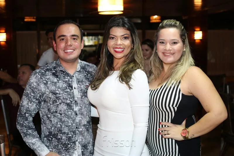 Alvaro Campos, Gigi Flores e Dayanne Melo